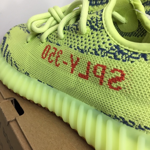 SOLD Adidas Yeezy Boost 350 V2 Semi Frozen Yellow - Picture 7 of 8